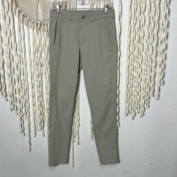 Lululemon Men's Commission Pant in Raw Linen Size 28 - Picture 1 of 9